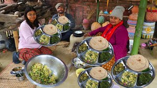 SPECIAL thali  - एक बार इस  तरीके से थाली बना करके तो देखो Healthy thali चोखा चटनी साग अचार