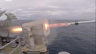 U.S. Navy RIM-116 Rolling Airframe Missile Live Fire