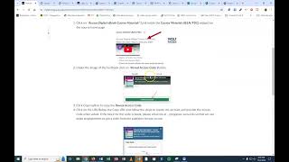 Using the Access Course Materials Module in BS