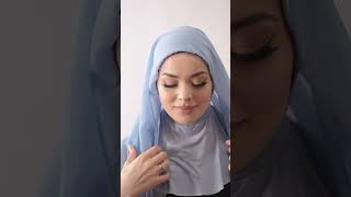 Rahatlığın Şıklıkla Buluştuğu Boyunluklu Hijab Boneli Şal #shorts #shawl #chiffon #hijab #fyp