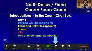 North Dallas / Plano CFG - 11/15/24 - 