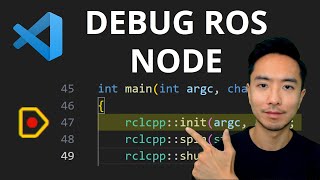 Debug ROS 2 C++ Node with Breakpoint in VS Code by Running Node or Launch File (WSL and Ubuntu)