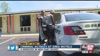 Suspects arrested after drug activity discovered at New Port Richey motel