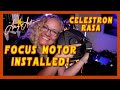 Installing a Celestron Focus Motor on a RASA.  Detailed Instructions