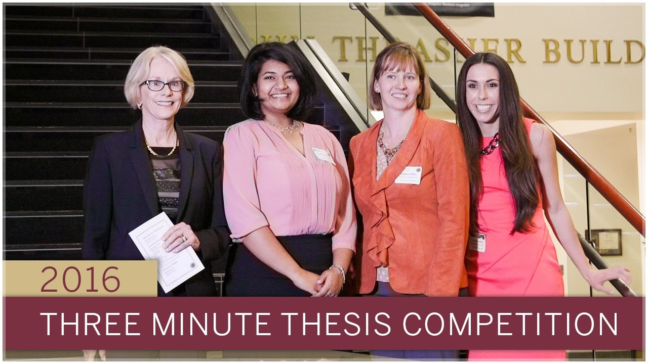 Three Minute Thesis Competition Youtube
