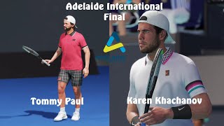 Adelaide International 2023 | Tommy Paul vs Karen Khachanov | Final | AO Tennis 2