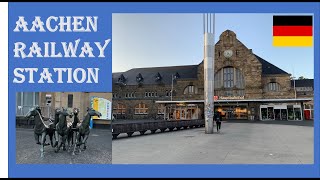 Aachen Main Train Station/ Aachen Hauptbahnhof/Trainstations in Germany/Indian Vlogger in Germany