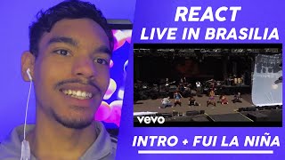 [ REACT DUPLO ] Reagindo a RBD | RBD - Live In Brasília - Intro + Fui La Niña