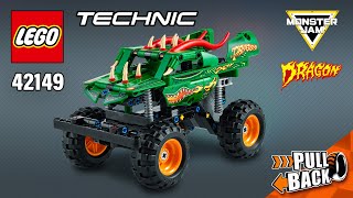 LEGO Technic Monster Jam Dragon (42149)[217 pcs] Step-by-Step Building Instructions | TBB