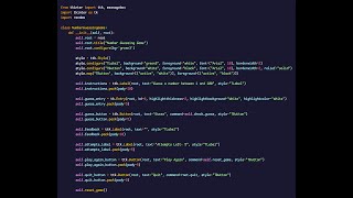 Simple Python Project 'Number Guessing Game with GUI'