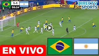 Brasil vs. Argentina en vivo, donde ver, a que hora juega Brasil vs. Argentina Eliminatorias video