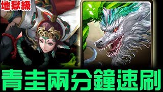 【神魔之塔】復刻地獄級『失去至親的怨念』青圭 兩分鐘速刷【JackLee】