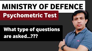 Psychometric Test Of Ministry of Defence AD  | MoD AT Psychology Test | Muhammad Akram