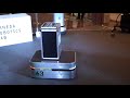 羽田空港内で自動搬送ロボット otto 100