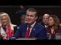 pete hegseth questioned on military s role after donald trump inauguration by sen. elissa slotkin