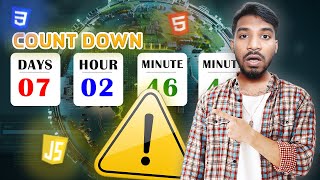 Build a Countdown Timer Using JavaScript in 20 Minutes! ⏳ [Beginner-Friendly]
