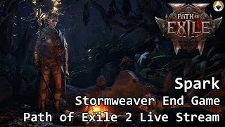 97 Stormweaver Spark EndGame, Feel Free To Ask Questions - #pathofexile2 Live Stream