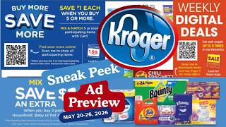 *MEMORIAL DAY* Kroger SNEAK PEEK Ad Preview for 5/20-5/26 | MEGA SALE, Weekly Digitals, & MORE