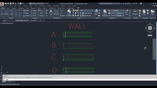 AutoCAD All In One 2D(สำหรับคนที่มีAutoCAD2016-2023)การสร้างผนังWall แบบต่างๆ แจกไฟล์เหมือนเดิมครับ