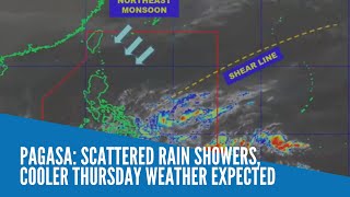 Pagasa: Scattered rain showers, cooler Thursday weather expected