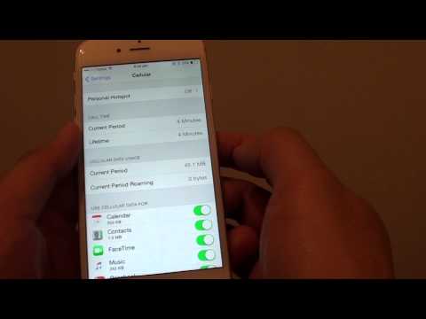 iPhone 6: How to Monitor Cellular Data Usage iPhone 6: How to Monitor Cellular Data Usage