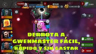 MCOC ACTO 7.2.6 GWENMASTER COMO DERROTARLA CON CUALQUIER PERSONAJE, TE EXPLICO SUS 5 FASES Y MÁS :)