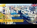 🇬🇧 Salford Quays and MediaCityUK - DRONE Footage 4K UHD - Greater Manchester, England