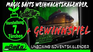 Türchen 7 Unboxing Vorstellung Magic Baits Adventskalender Weihnachtskalender Angelkalender Karpfen