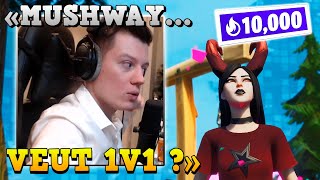 🔥 Improbable DOWELL vs MUSHWAY EN ARÈNE sur FORTNITE Chapitre 2...