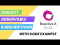 RxJS Quick-Start | Guide for Beginners | Types of Subjects