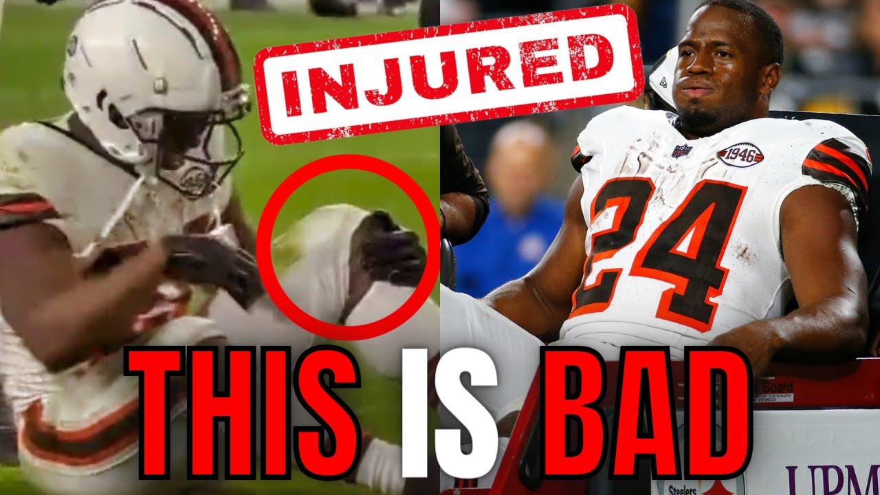 Browns Star RB Nick Chubb Suffers HORRIFIC Knee Injury, So Bad That ...