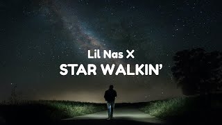 Lil Nas X - STAR WALKIN' (Clean - Lyrics)