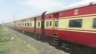 Angry Bandra Bhuj AC Express Rushing to meet Bhuj Station