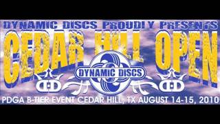 2010 Cedar Hill Open Lead Card | Disc Golf Tournament