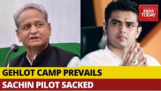 Rajasthan Political Crisis: Ashok Gehlot Camp Prevails, Sachin Pilot Sacked As Deputy CM