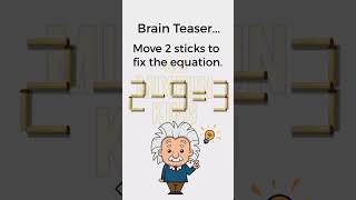Hardest Matchstick Equation Puzzle. Can You Solve It? #matchstick #puzzle