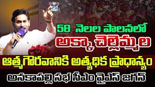 58 నెలల పాలనలో అక్కా చెల్లెమ్మల ఆత్మగౌరవానికి అత్యధిక ప్రాధాన్యం AP CM YS Jagan Speech at Anakapalli