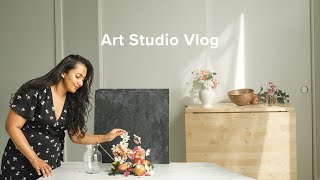 Quiet Days Spent Alone Creating Art And Finding Happiness | Slow Living Silent Vlogs