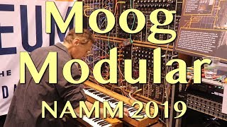 Vintage Moog Modular Demo | NAMM 2019