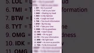 Stop Guessing What They Mean Internetslang Cheatsheet Textingtips Communicationskills Digital