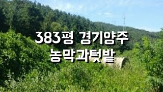 시골땅 1500만원 토지383 경기양주! 넓은땅 옆으로 실개천이 흐르고