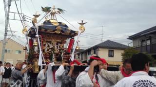 平成28年 茅ヶ崎市 浜之郷 郷社 鶴嶺八幡宮 例大祭 神輿渡御①