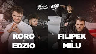 KORO x EDZIO vs FILIPEK x MILU | BOP2vs2 by 6PAK (Półfinał)