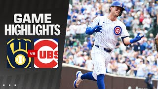 Brewers vs. Cubs Game Highlights (5/4/24) | MLB Highlights