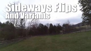 How To Perform Sideways Flips | QUADCOPTER TRICK TUTORIAL