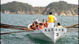 山口県大島青年の家研修メニュー～カッター漕艇～