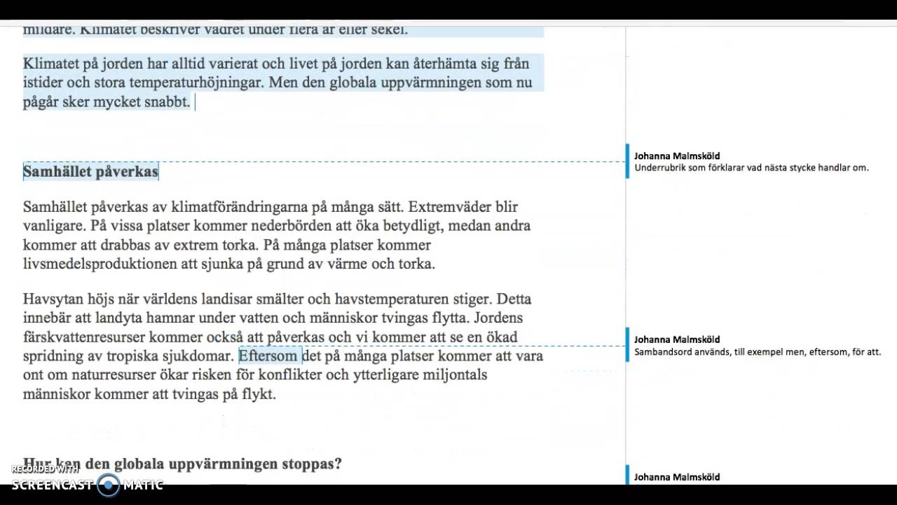 Att Skriva En Faktatext - YouTube