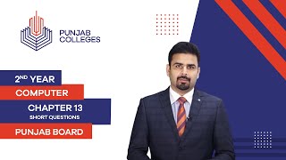 PGC Lectures-Inter Part II-Punjab Board-Computer -Chapter 13 - Short Questions