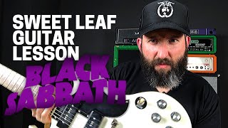 Black Sabbath Guitar Lesson w/ TAB - Sweet Leaf - C# Standard Tuning