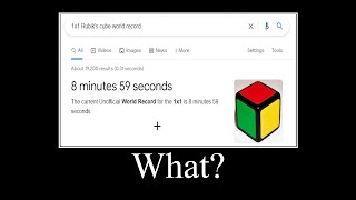 1x1 Rubik's Cube world record